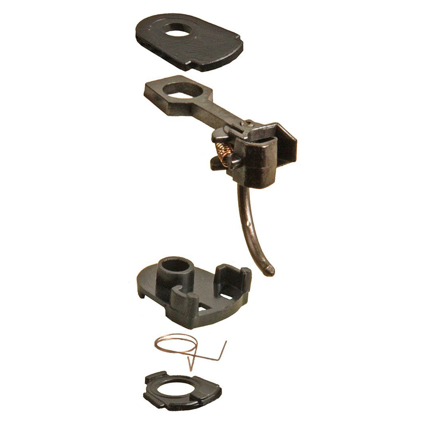 Kadee #38 HO 30-Series Plastic Couplers with Gearboxes - Medium (9/32") Centerset Shank 2 Pair