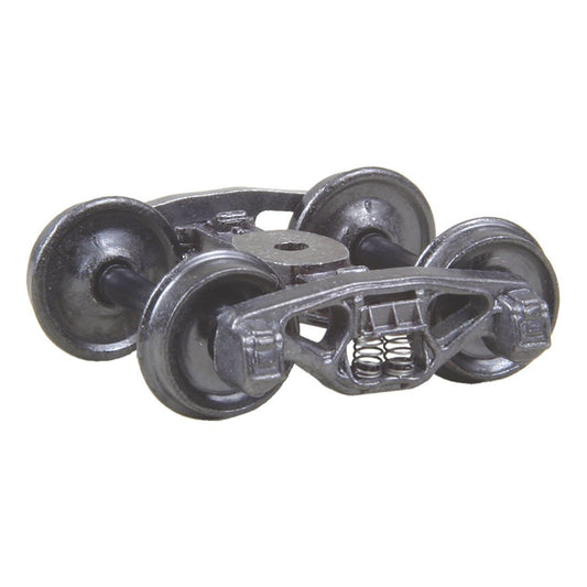 Kadee #500 HO Bettendorf 50-ton Trucks with 33" Smooth Back Wheels - Metal Fully Sprung, 1 Pair
