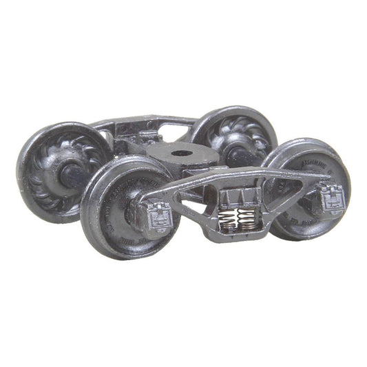 Kadee #517 HO Pennsylvania 2D-F8 50-Ton Trucks with 33" Ribbed Back Wheels - Metal Fully Sprung, 1 Pair