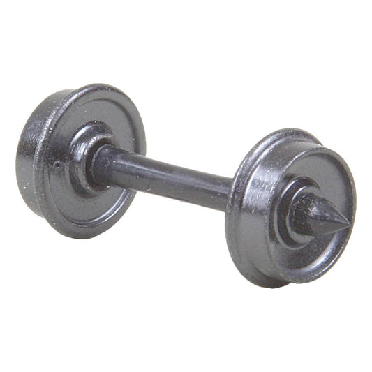 Kadee #524 HO 28" Diameter Smooth Back Metal Code 110 Wheels - Freight and Passenger, 12 Sets