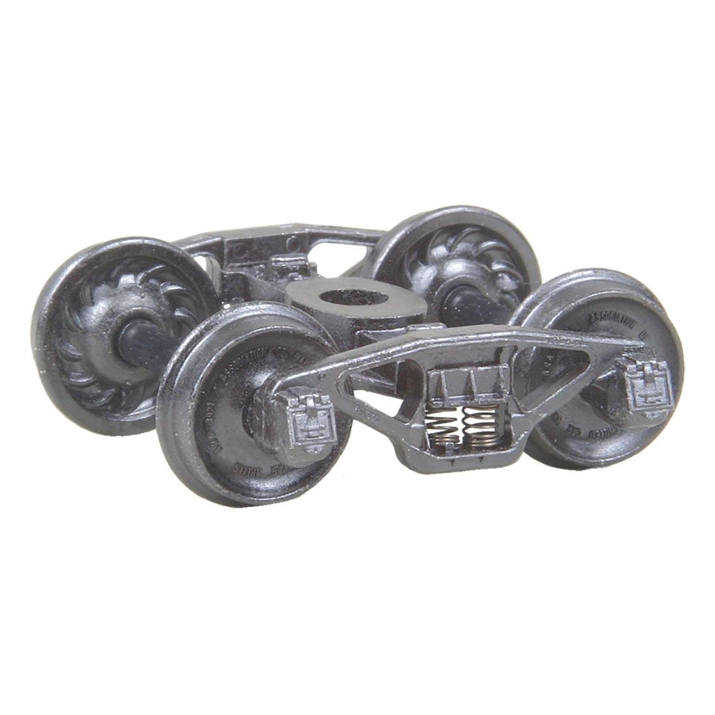 Kadee #557 HO Pennsylvania 2D-F8 50-Ton Self Centering Trucks with 33" Ribbed Back Wheels - Metal Fully Sprung, 1 Pair