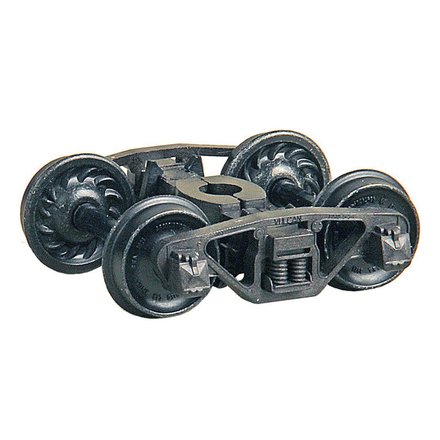 Kadee #573 HO Vulcan Double Truss Self Centering Trucks with 33" Ribbed Back Wheels - HGC, 1 Pair