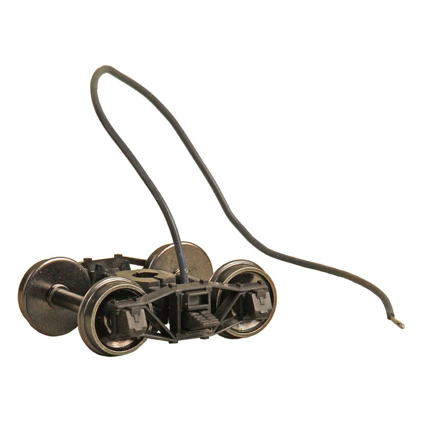 Kadee #593 HO Arch Bar Electrical Pickup Self Centering Caboose Trucks with 33" Smooth Back Wheels - HGC, 1 Pair