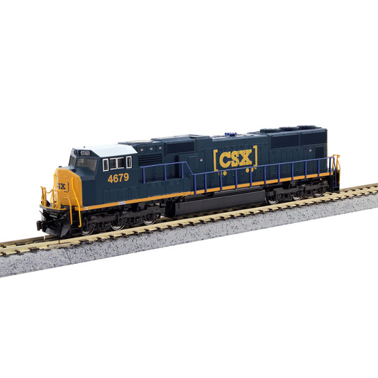 Kato 176-7616 N EMD SD70M w/ Flat Radiators, CSX #4697 (DC Silent)