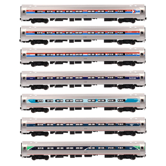Kato 106-105 N Amfleet I Coach 7 Car Set All Phases (Limited Edition)
