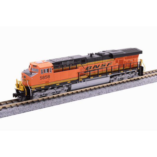 Kato 176-8958 N GE ES44AC GEVO, BNSF #5858 (DC Silent)