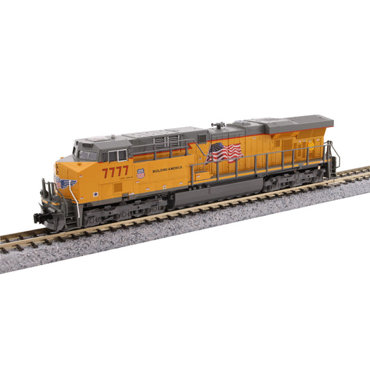 Kato 176-8967 N GE ES44AC GEVO, Union Pacific #7777 (DC Silent)