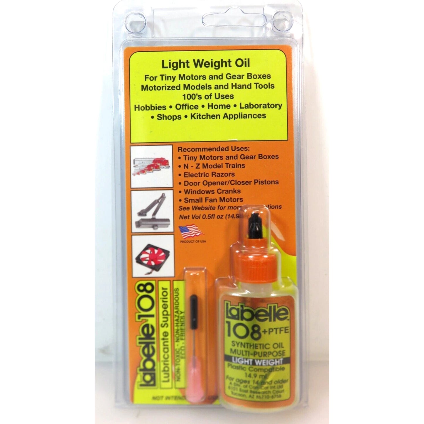 Labelle 108 Light Weight Oil, Multi Purpose with PTFE