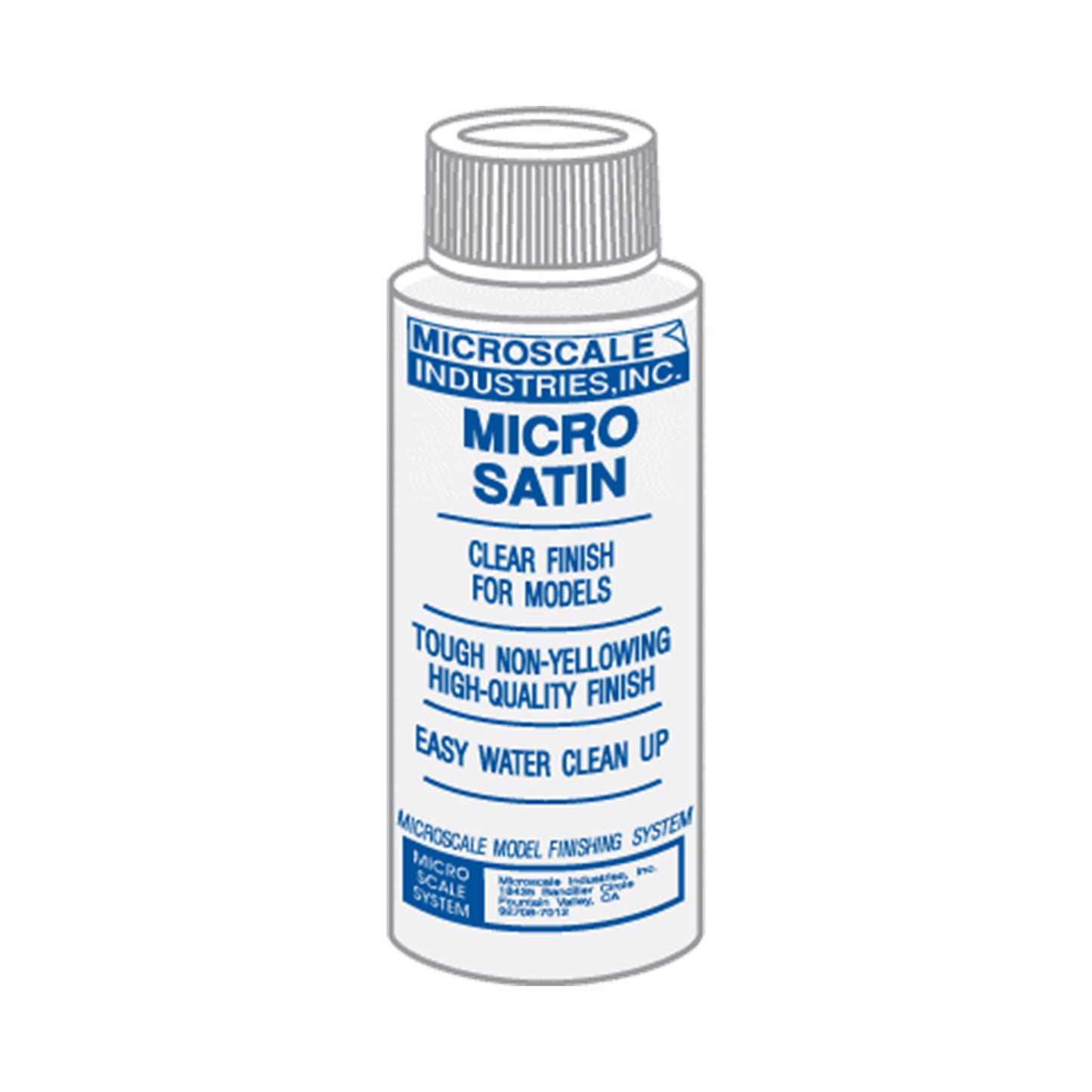 Microscale Industries MI-5 Micro Satin Clear Satin Finish, 1oz