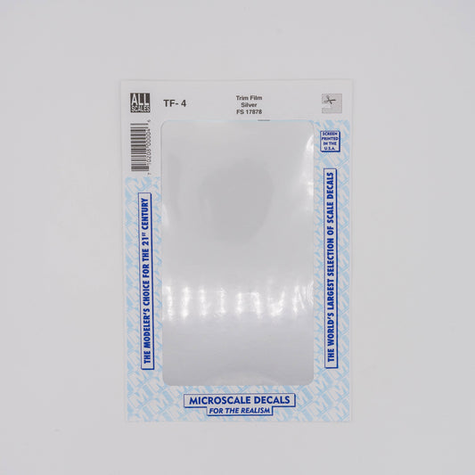 Microscale TF-4 Decal, Trim Film (Silver)