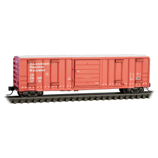 Micro-Trains 02500416 N 50' Rib Side Box Car, Canadian Pacific #216037