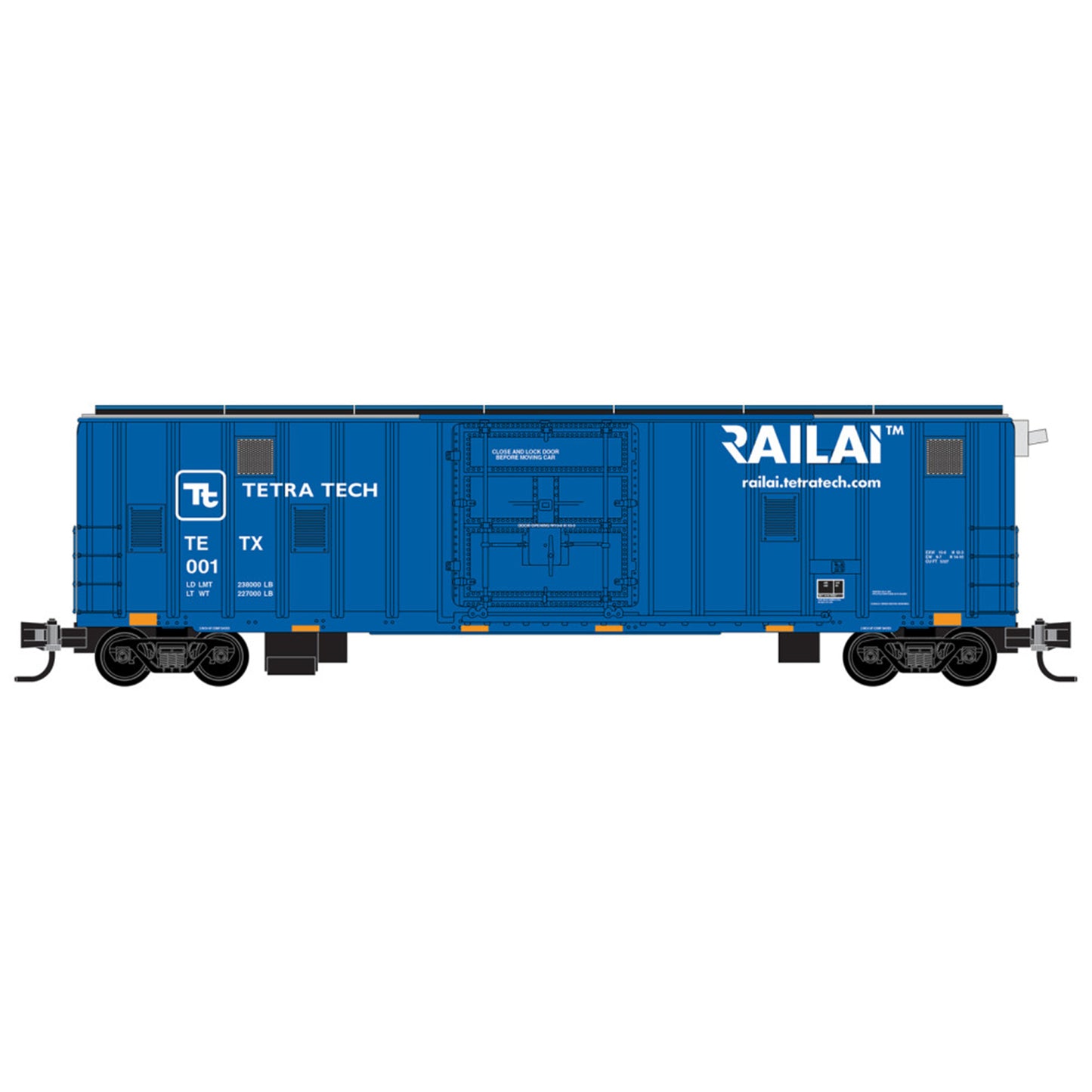 Micro-Trains 02700510 N 50' Rib Side Box Car, Tetra Tech #001