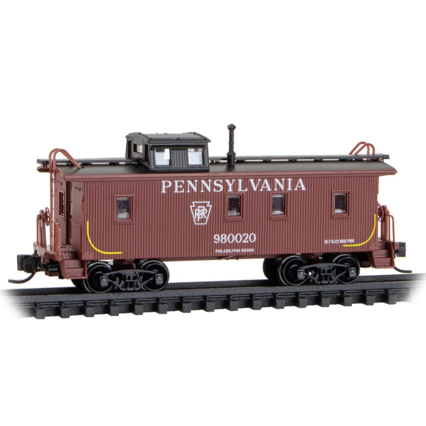 Micro-Trains 05000260 N 34' Wood Sheathed Caboose, Pennsylvania #980020