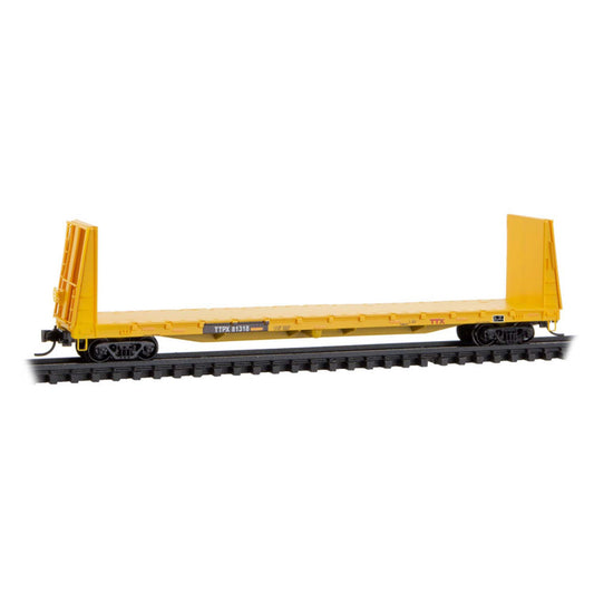 Micro-Trains 05400461 N 61' Bulkhead Flat Car, TTX #81318
