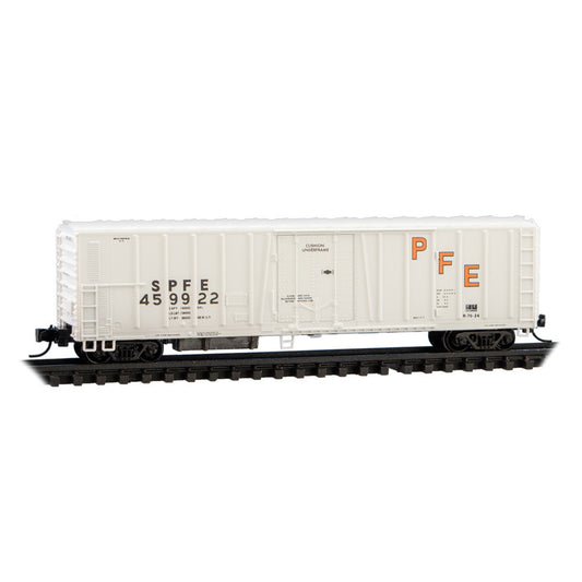 Micro-Trains 08100080 N 51' Rib Side Mechanical Reefer Car, Pacific Fruit Express #459922