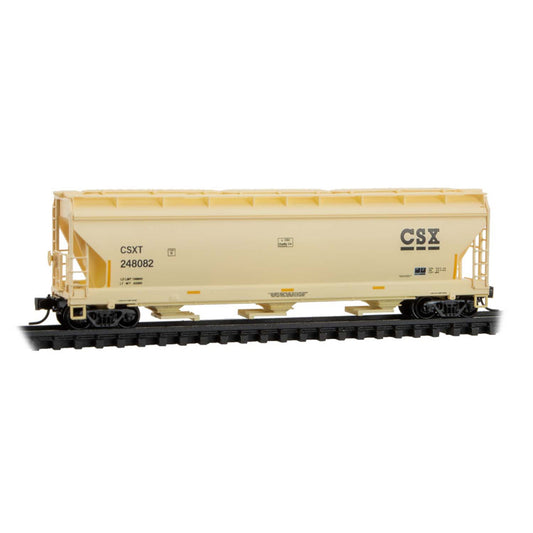Micro-Trains 09400930 N 3-Bay Covered Hopper Car, CSX #248082