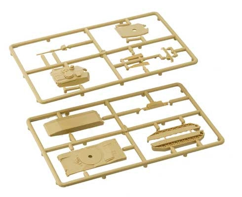 Micro-Trains 49945901 N M1A2 Abrams Freight Car Load Kit, Unpainted 2-pack