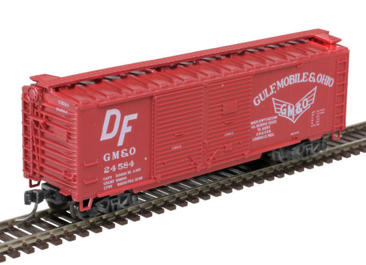 Atlas 50006196 N 40' Double-Door Boxcar Gulf, Mobile & Ohio GM&O #24584