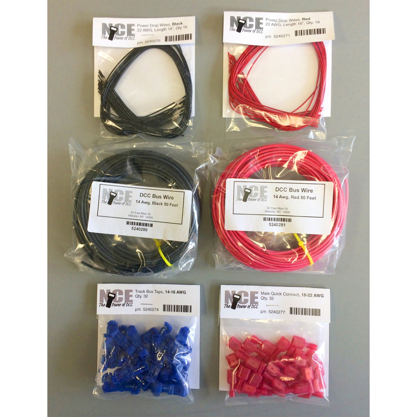 NCE 5240267 Layout DCC Bus Wiring Kit, 25ft