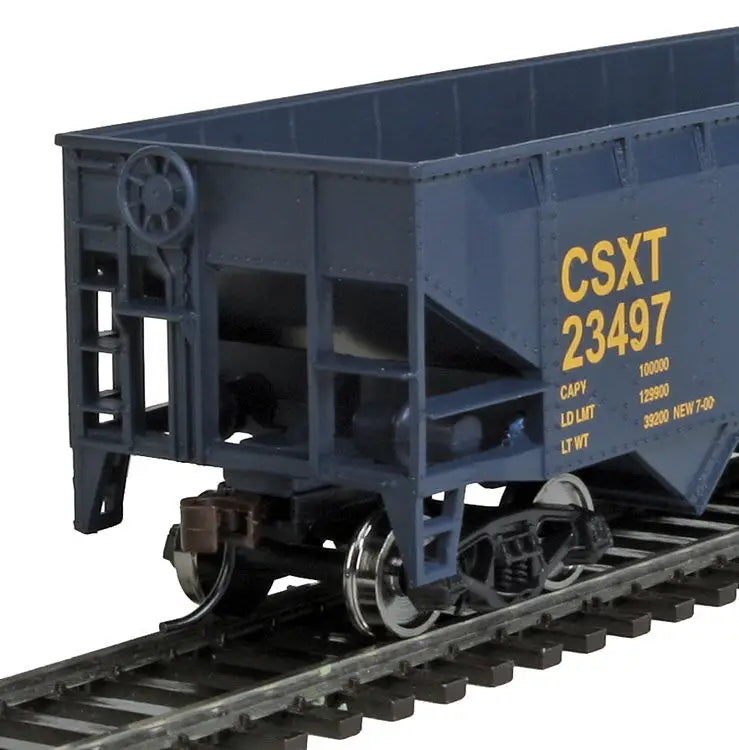 Walthers Trainline 931-1425 HO Offset Hopper Car, CSX #23497