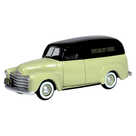 Oxford Diecast 87CV50004 HO 1950 Chevrolet Panel Van, Specialty Foods