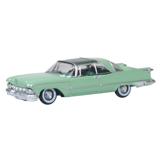 Oxford Diecast 87IC59002 HO 1959 Imperial Crown 2 Door Hardtop, Highland Green/Ballad Green