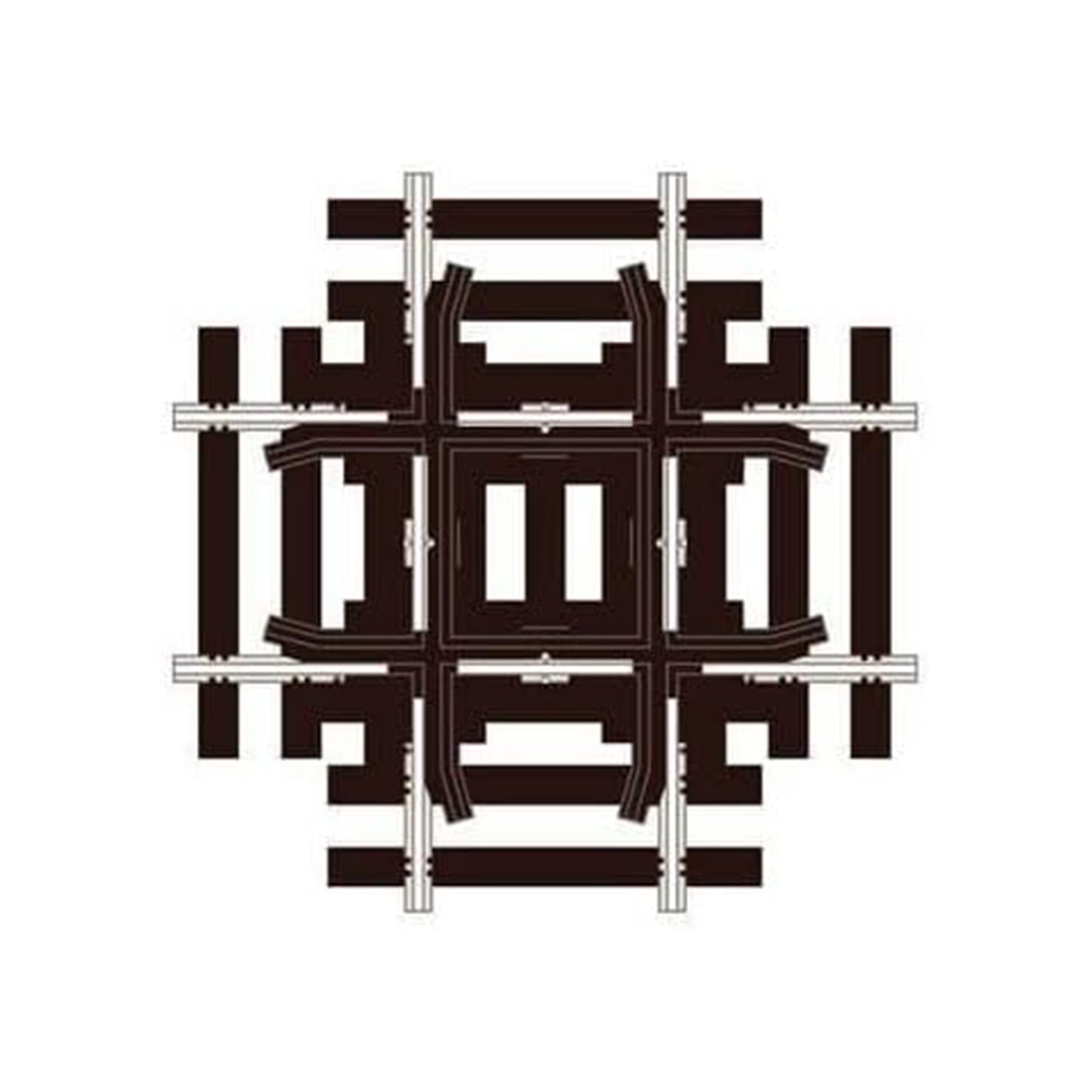 PECO SL-8390 HO 90-Degree Crossing, Insulfrog, Code 83 Nickel Silver