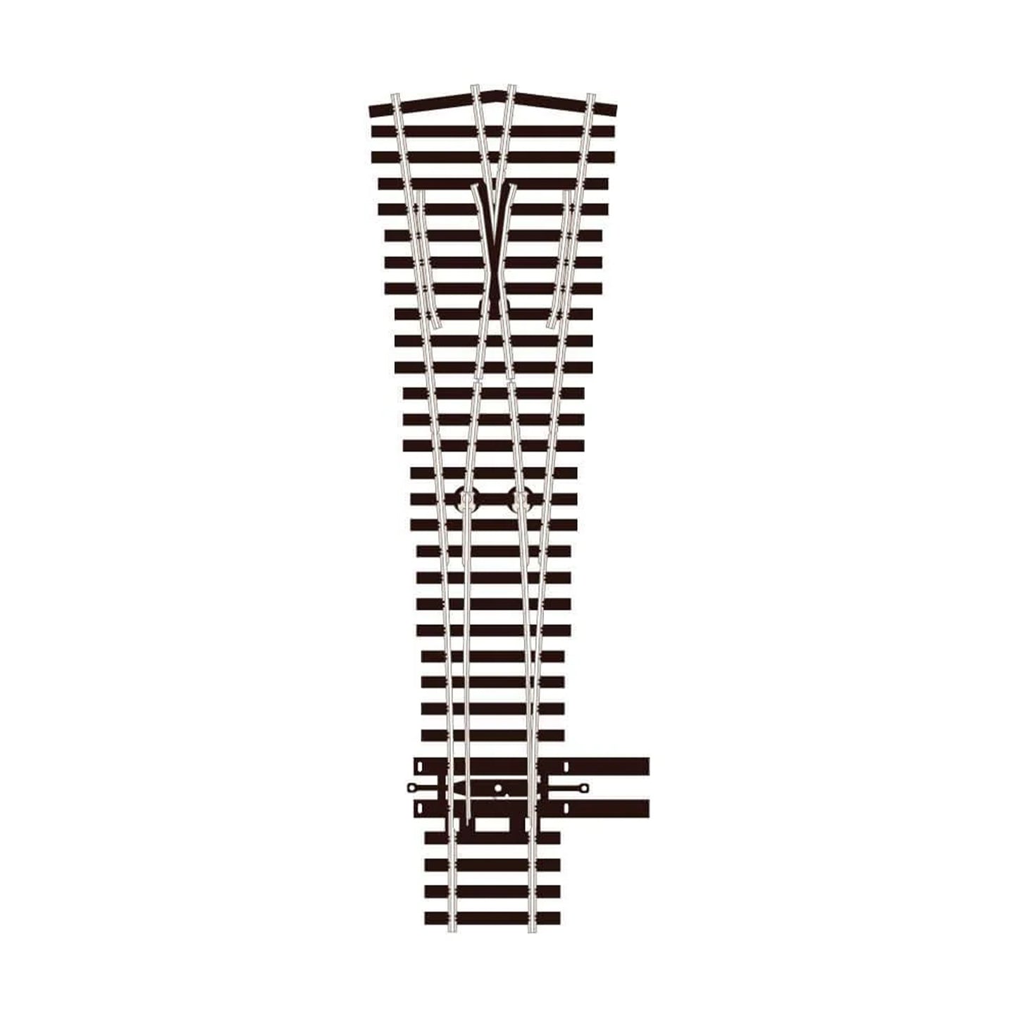 PECO SL-8348 HO #4 Wye Turnout, Insulfrog, Code 83 Nickel Silver