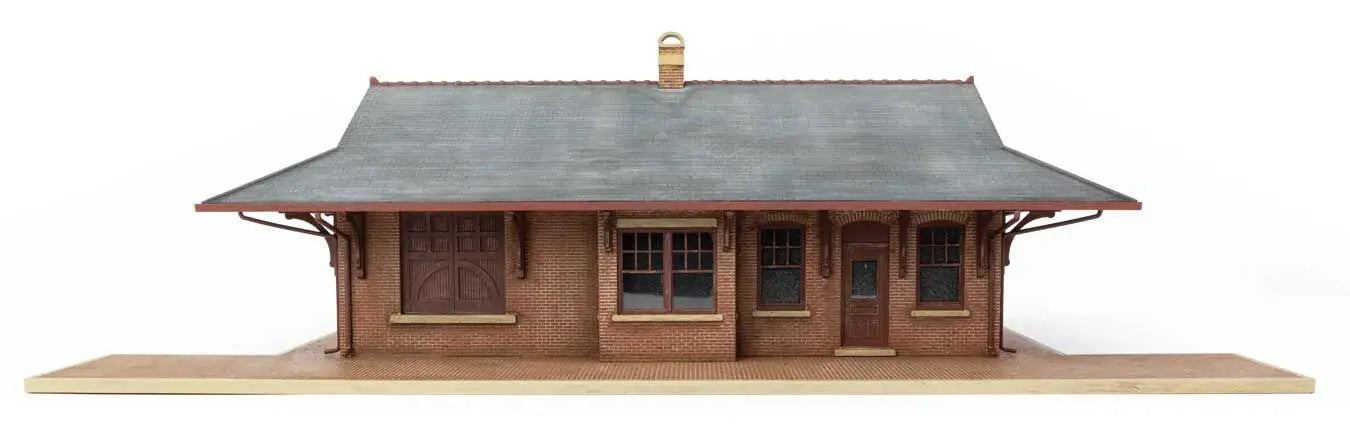 Walthers Cornerstone 933-3553 HO Pennsylvania System Brick Combination Station Kit