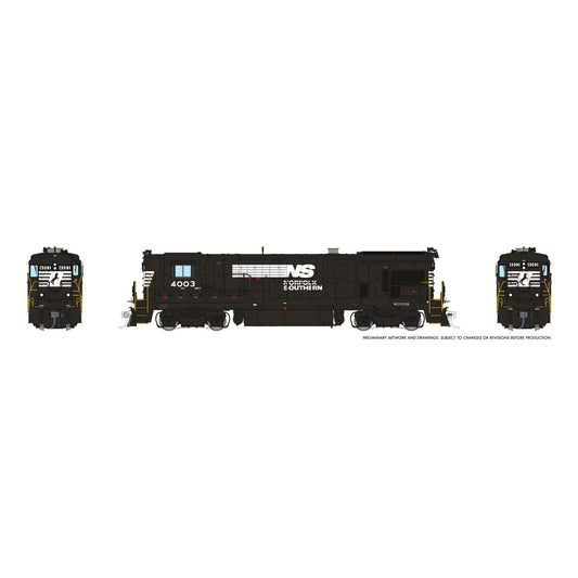 [PREORDER] Rapido 1074010 HO GE B23-7, Norfolk Southern #4003 (DC Silent)