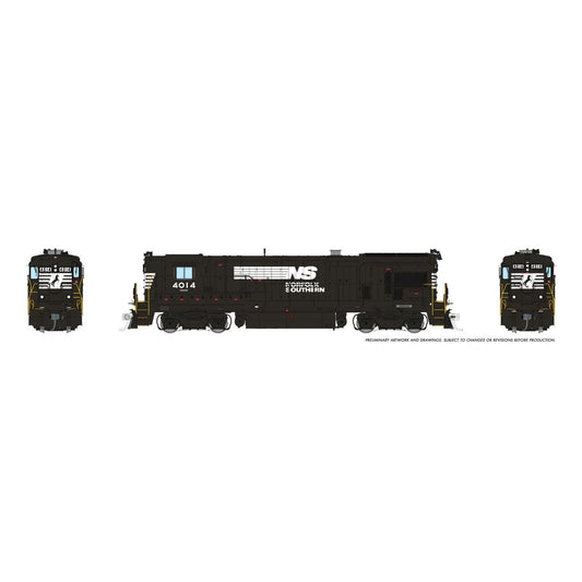 [PREORDER] Rapido 1074011 HO GE B23-7, Norfolk Southern #4014 (DC Silent)