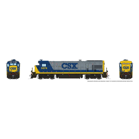[PREORDER] Rapido 1074022 HO GE B30-7, CSX YN2 Scheme #5579 (DC Silent)