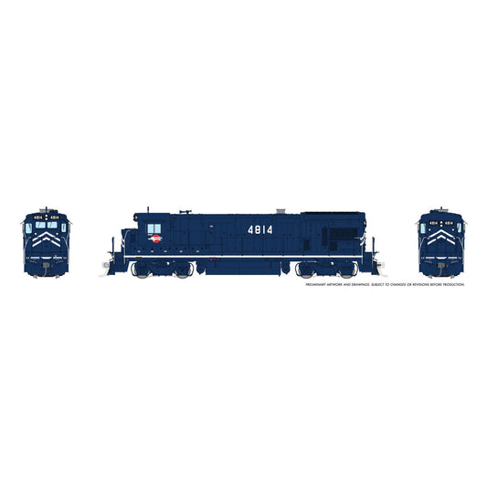[PREORDER] Rapido 1074026 HO GE B30-7A, Missouri Pacific Blue Scheme #4814 (DC Silent)