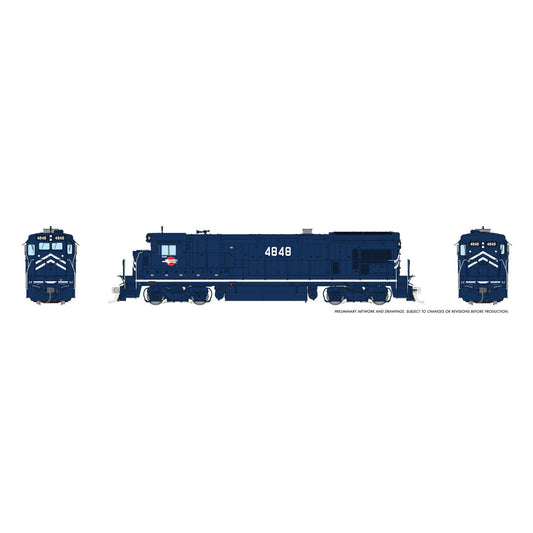 [PREORDER] Rapido 1074028 HO GE B30-7A, Missouri Pacific Blue Scheme #4848 (DC Silent)