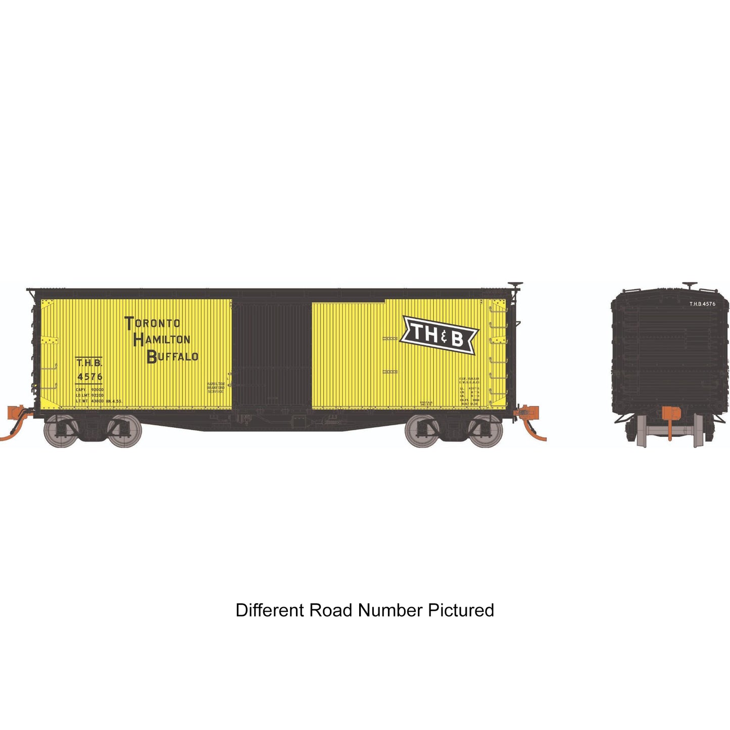 Rapido 130115A HO USRA Double Sheathed Wood Box Car, Toronto Hamilton & Buffalo #4795