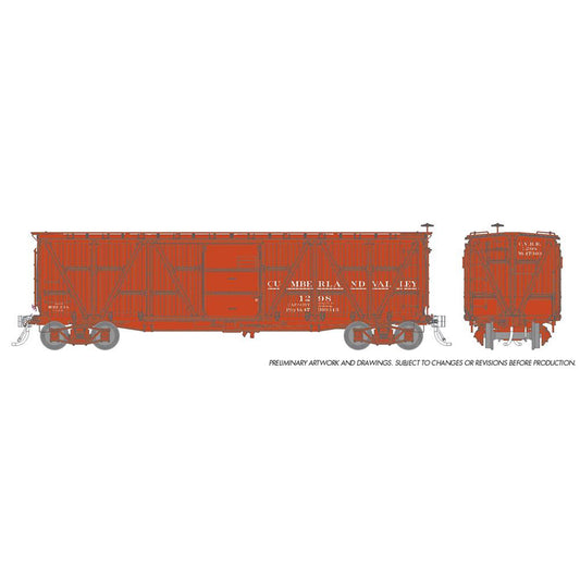 Rapido 177001A HO PRR X23 Box Car, Cumberland Valley #1298