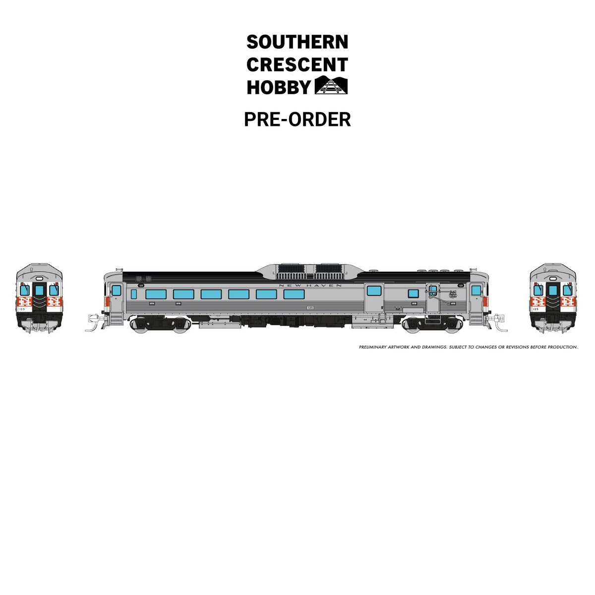 [PREORDER] Rapido 516569 N Budd RDC-3 (Ph. 1) New Haven (McGinnis) #125 DCC/Sound
