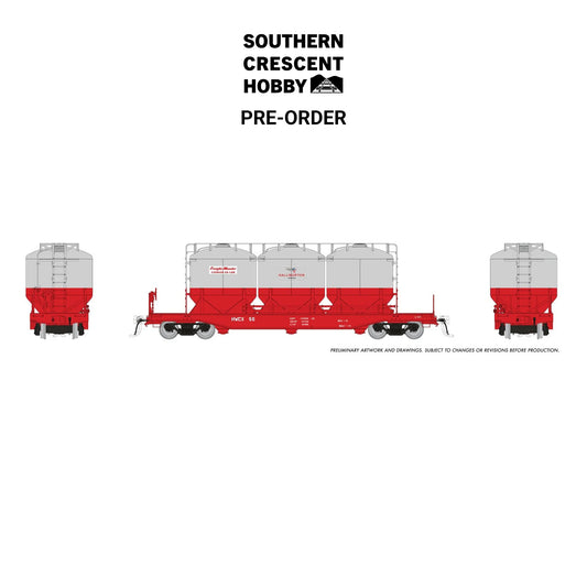 [PREORDER] Rapido 224001A HO Halliburton Pneumatic Rail Car (Single), 1960s Era Scheme