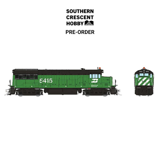 [PREORDER] Rapido 35033 HO GE U25B Low Hood Burlington Northern #5415, DC/Silent