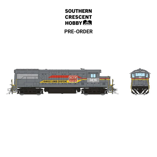[PREORDER] Rapido 35541 HO GE U25B Low Hood CSX (Family Lines Patch / ex-L&N) #3416, DCC/Sound