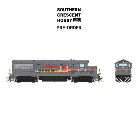[PREORDER] Rapido 35042 HO GE U25B Low Hood CSX (Family Lines Patch / ex-L&N) #3417, DC/Silent
