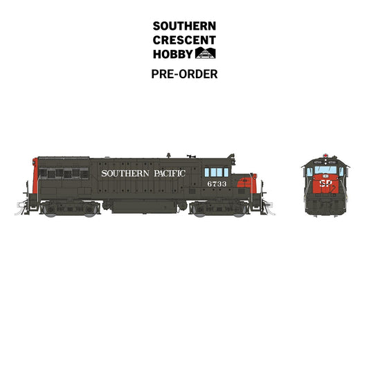 [PREORDER] Rapido 35564 HO GE U25B Low Hood Southern Pacific #6741 (Bloody Nose w/ Logo), DCC/Sound