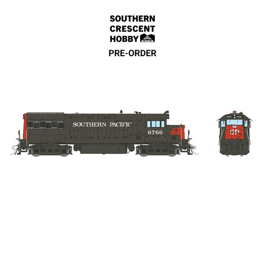 [PREORDER] Rapido 35566 HO GE U25B Low Hood Southern Pacific #6766 (Bloody Nose w/ Logo), DCC/Sound