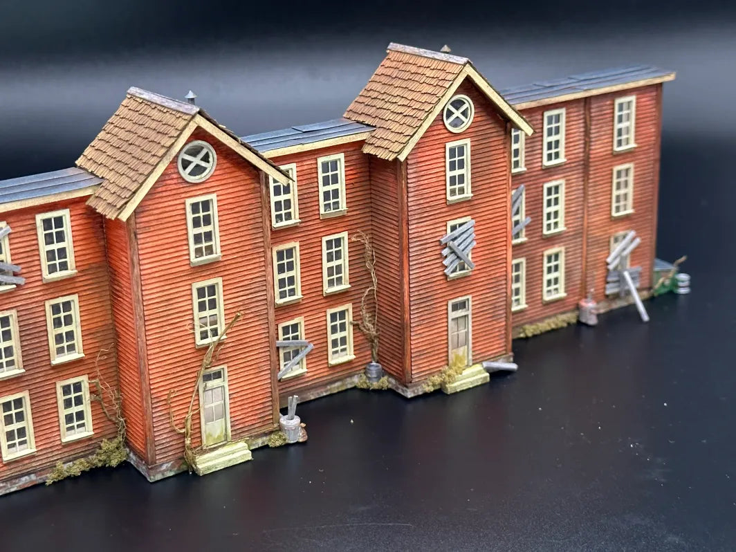 Mudd Creek Models MCM-027N N Park Row Houses - Craftsman Building Kit