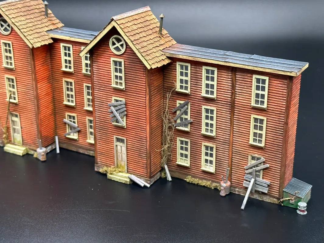 Mudd Creek Models MCM-027N N Park Row Houses - Craftsman Building Kit