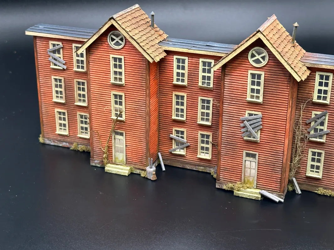 Mudd Creek Models MCM-027N N Park Row Houses - Craftsman Building Kit