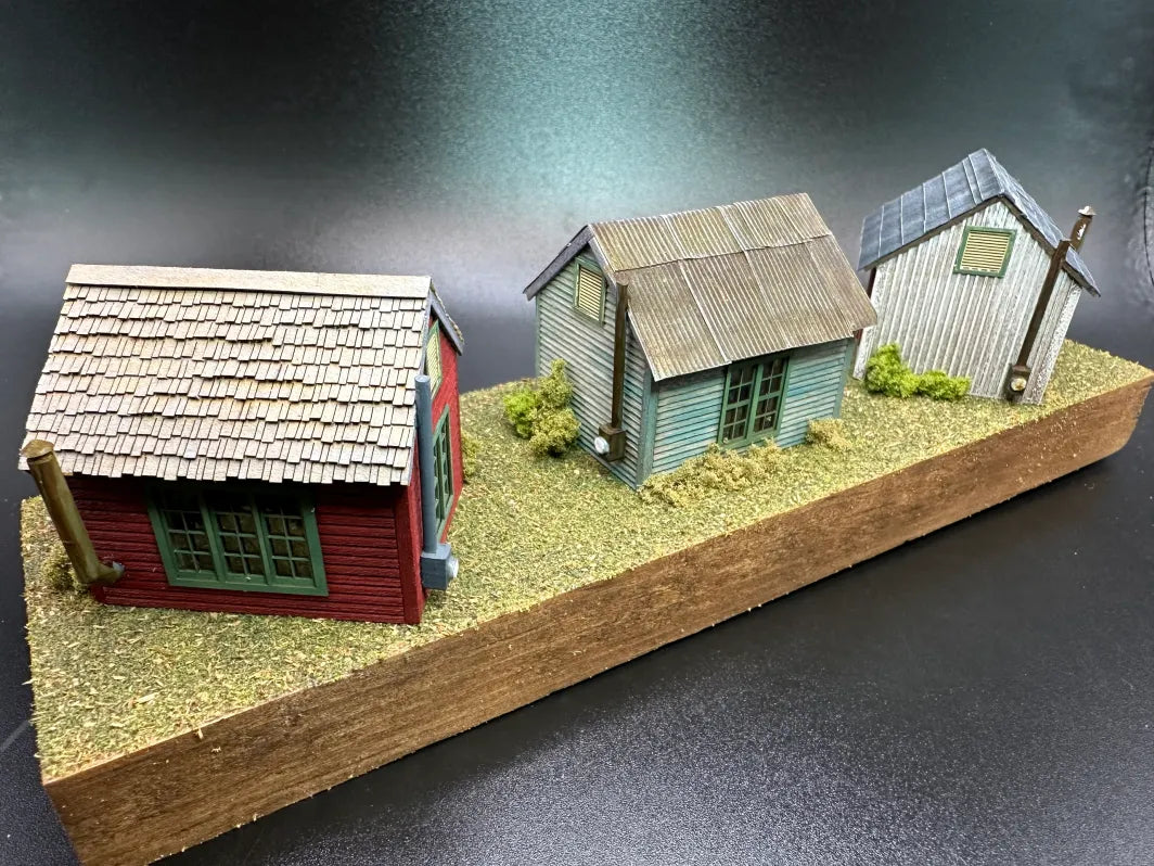 Mudd Creek Models MCM-037N N Trackside Shantys - Craftsman Building Kit