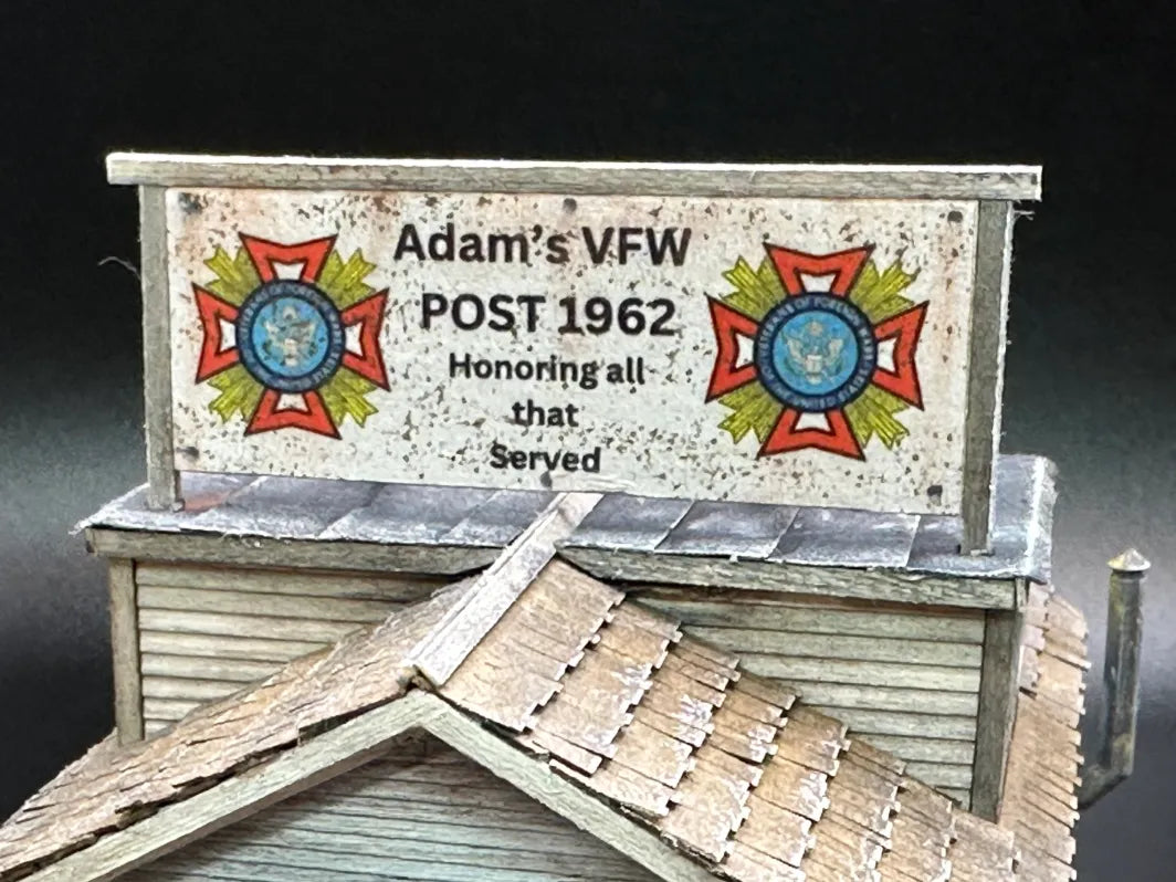 Mudd Creek Models MCM-039N N Adam's VFW - Craftsman Building Kit