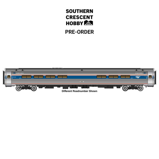 [PREORDER] WalthersProto 920-12285 HO 85' Amfleet I Club Dinette (Lighted), Amtrak Phase VI (Decal)