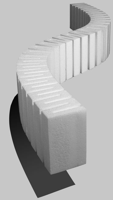 Woodland Scenics Subterrain System ST1409 4" Risers, 2pk